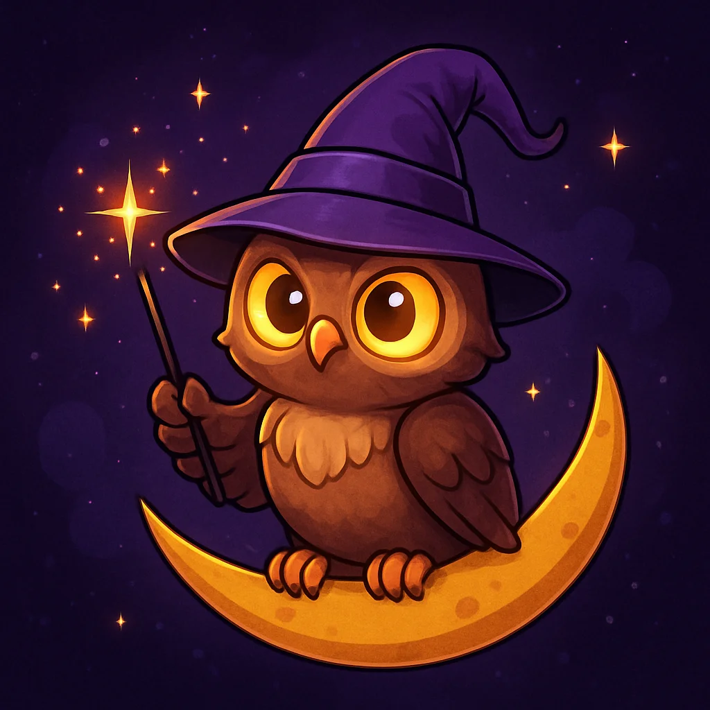 Purple owl mascot